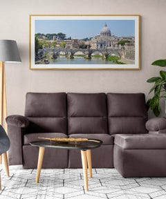 Ponte Vittorio Emmanuel II - Roma -  Contemporary Panoramic Color Photography