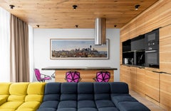 South Manhattan from Chelsea area NYC - Contemporary Panoramic Color Photography