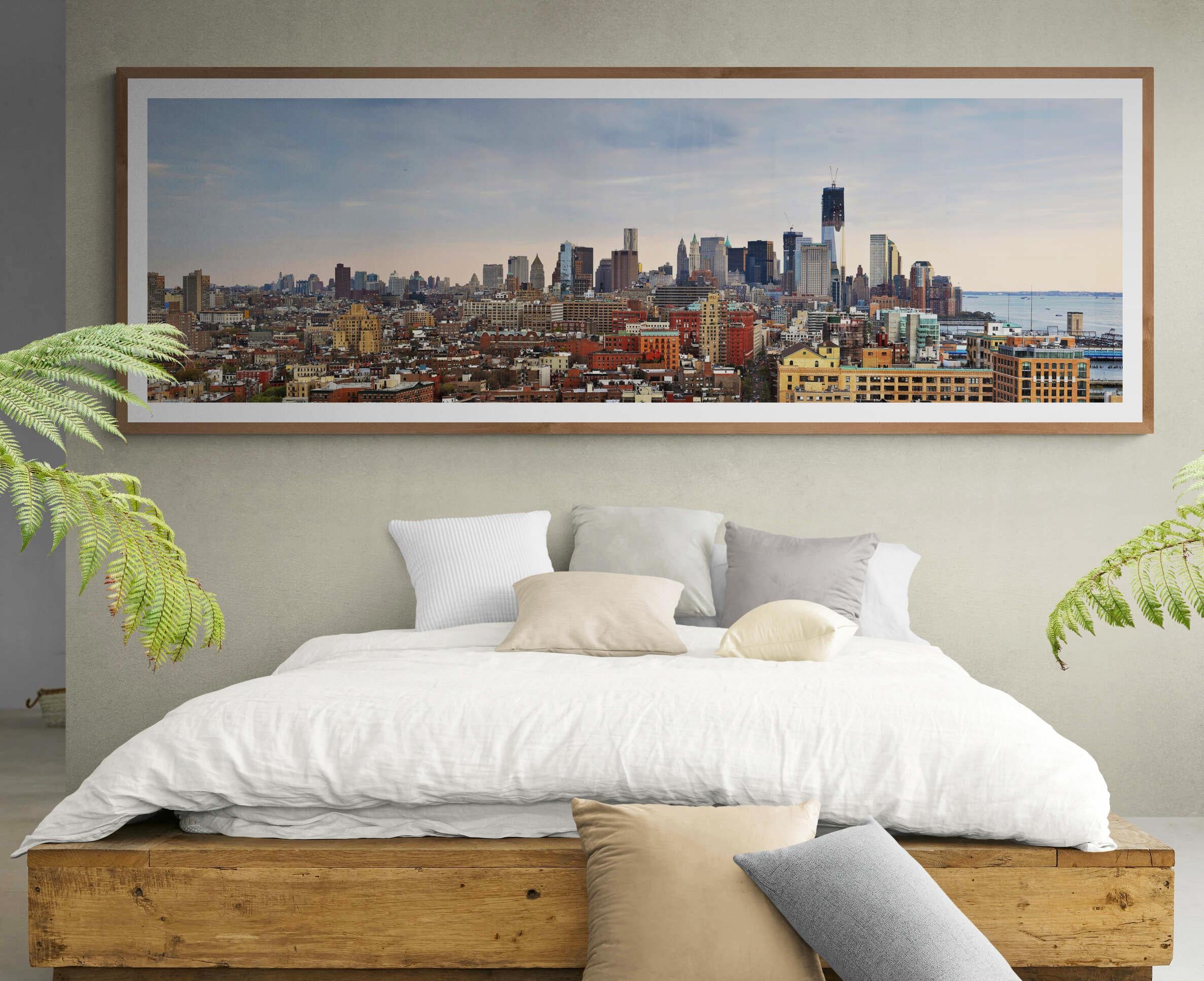 South Manhattan from Chelsea area NYC - Contemporary Panoramic Color Photography For Sale 3