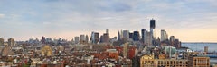 South Manhattan from Chelsea area NYC - Contemporary Panoramic Color Photography