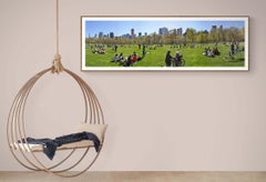 Spring afternoon in Central Parc  NYC - Contemporary Panoramic Color Photography