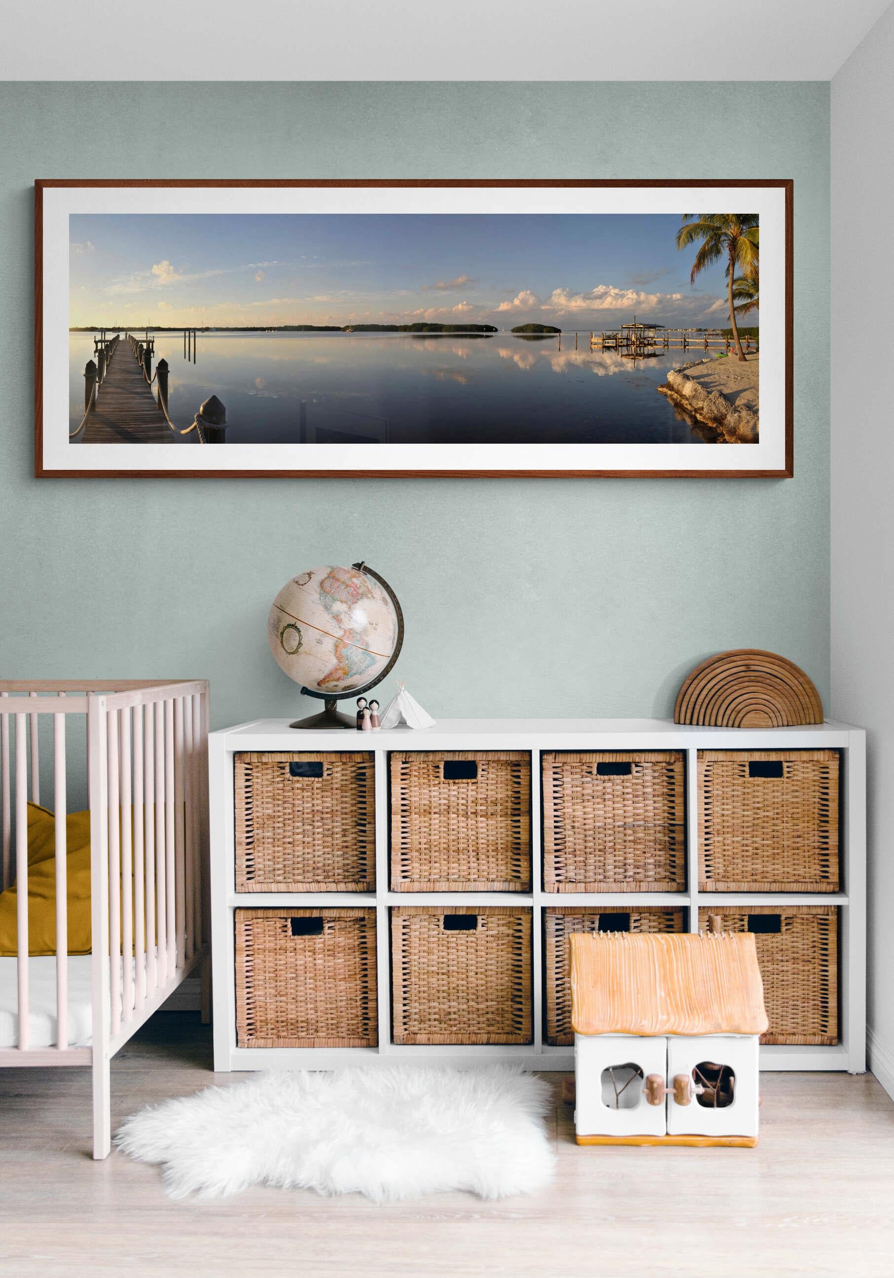 Sunset de Key Largo (Florida)  s -  Contemporain  Photographie couleur Panoramic en vente 1