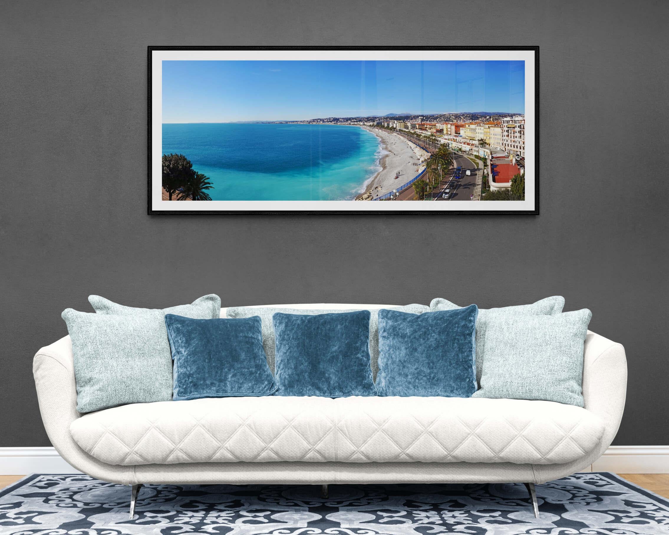 La Passerelle des Anglais - Nice (France) -  Photographie couleur Panoramic contemporaine en vente 1