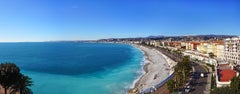 The English Walkway - Nice (France) -  Contemporary Panoramic Color Photography