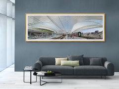 The Guillemins Railways station, 2010 - Contemporary Panoramic Color Photography