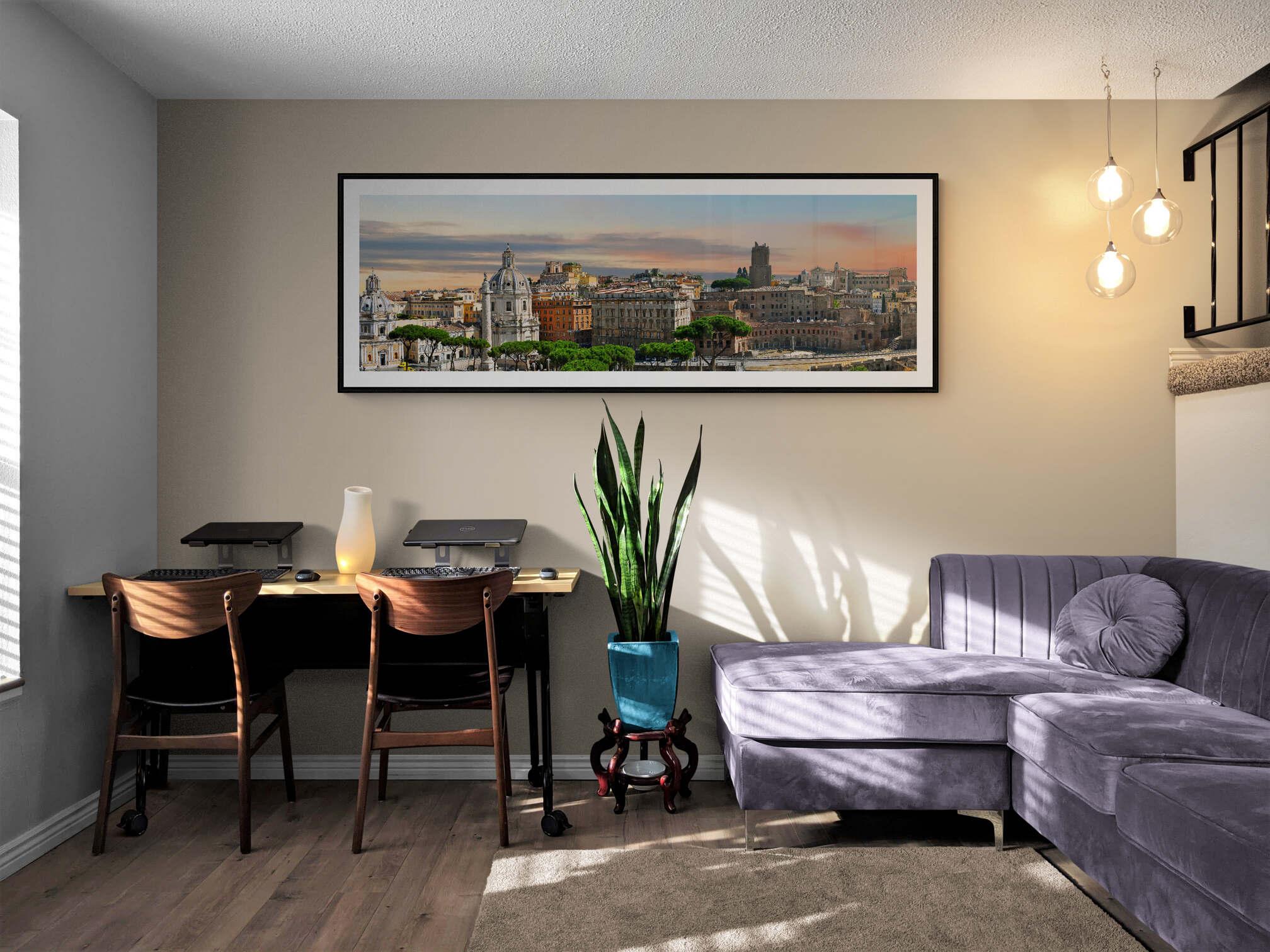 L'ancien Forum, Roma - Italie  - 2012 -  Photographie couleur Panoramic contemporaine en vente 1