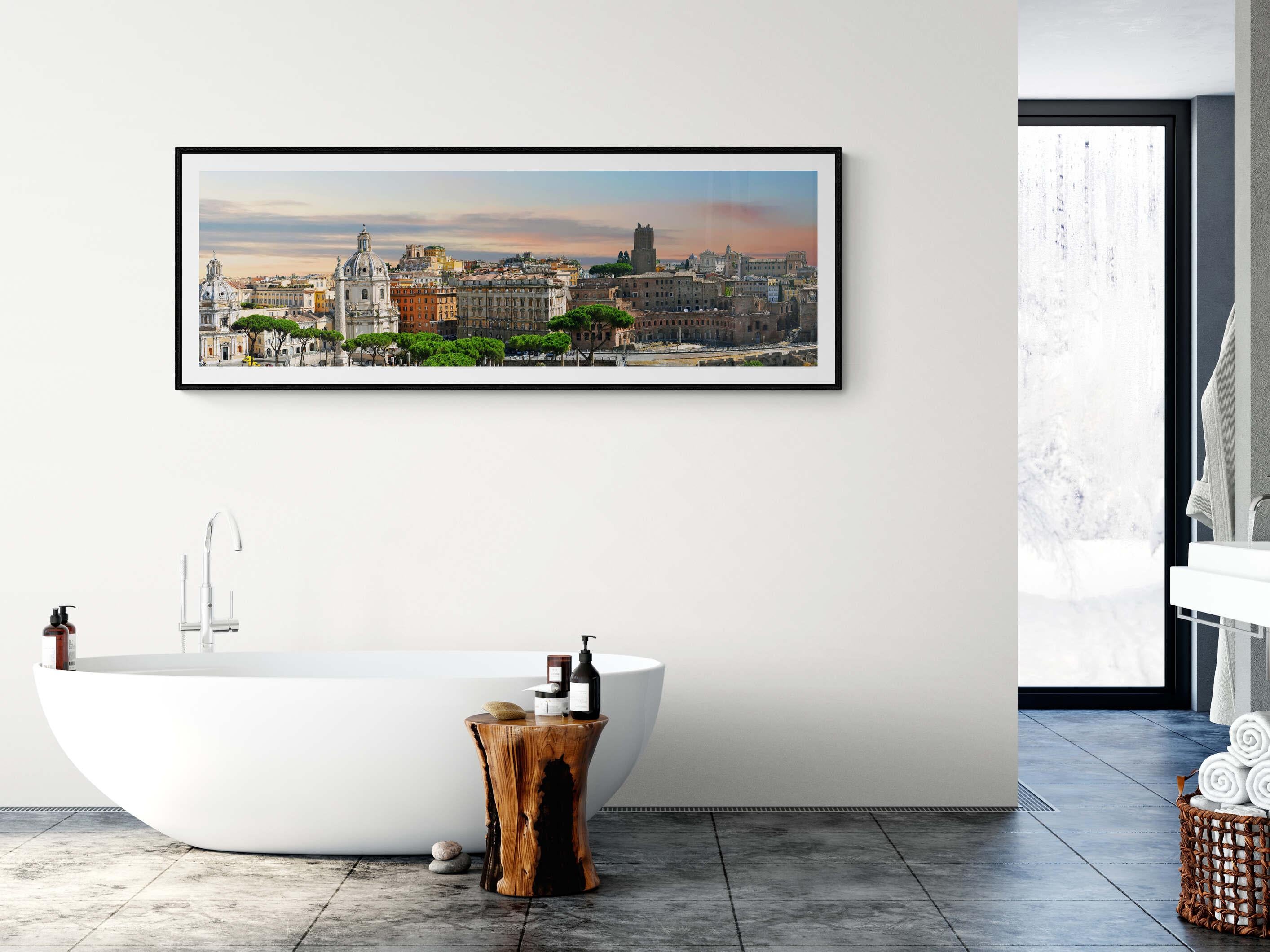 L'ancien Forum, Roma - Italie  - 2012 -  Photographie couleur Panoramic contemporaine en vente 2