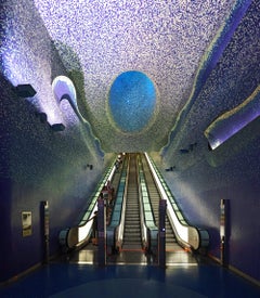 Toledo Metro Station - Napoli - Italy - Contemporary Panoramic Color Photography
