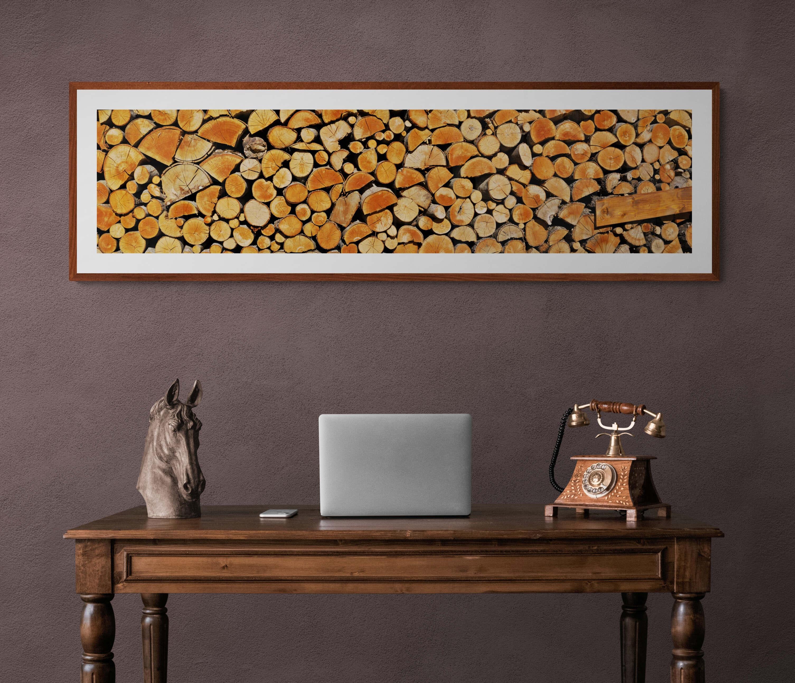 Stock de bois d'Abruzzo - Italie  s -  Contemporain  Photographie couleur Panoramic en vente 1