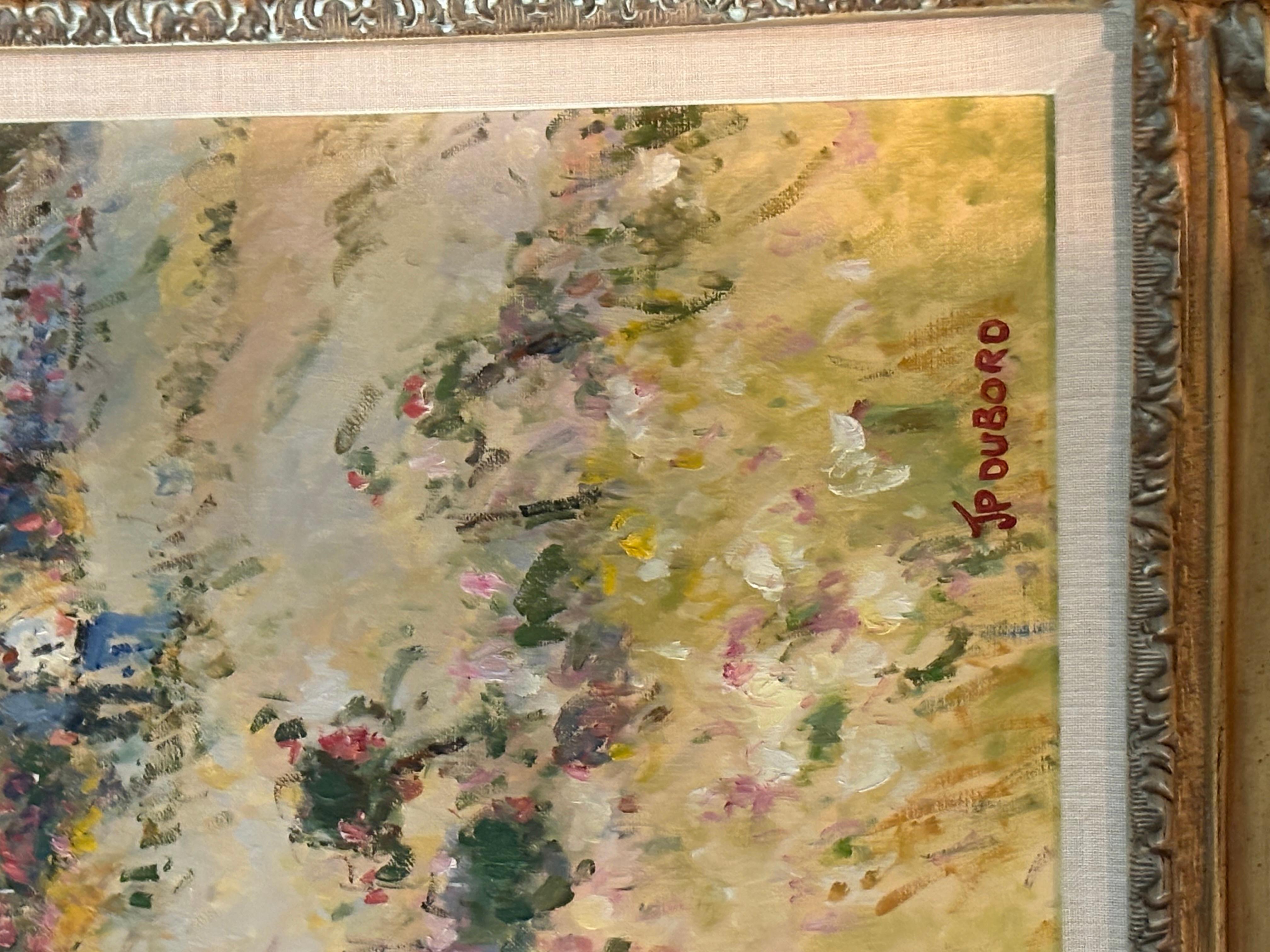 JEAN PIERRE DUBORD ORIGINAL signiert Ölgemälde auf Leinwand in gutem Zustand misst 48x38