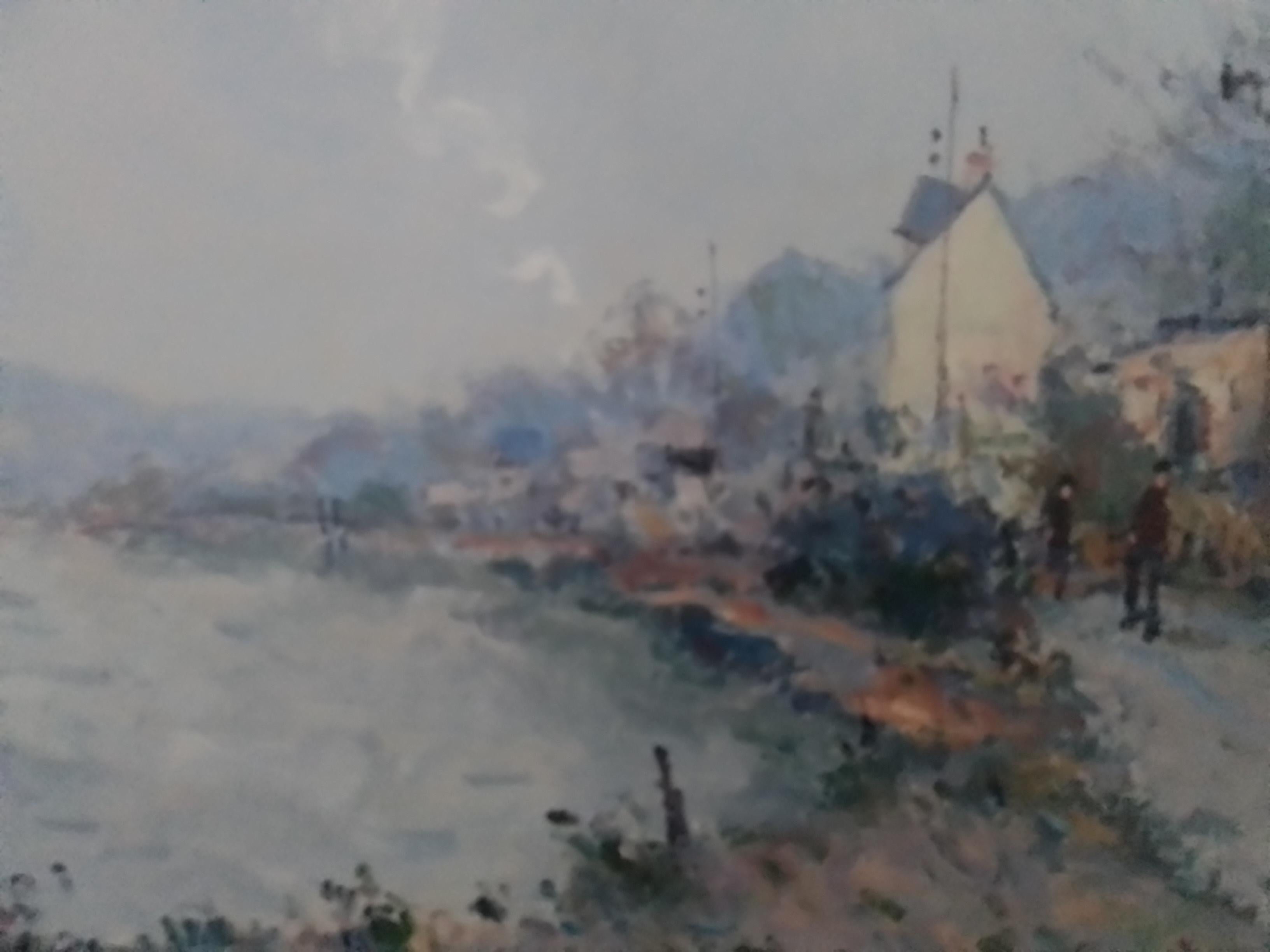 Free US CONTINENTAL Shipping, incl Europe and Asia.

Jean Pierre Dubord was born in Rouen in 1949, and after spending years in the French countryside, he returned to his hometown to depict the environment of his youth. While Rouen is a favorite