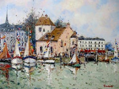 La Fete dans le Port de Honfleur