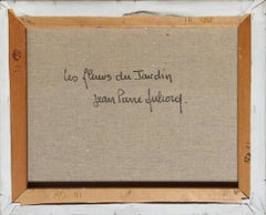 Les Fleurs du Jardin, Impressionist Oil Painting by Jean-Pierre Dubord