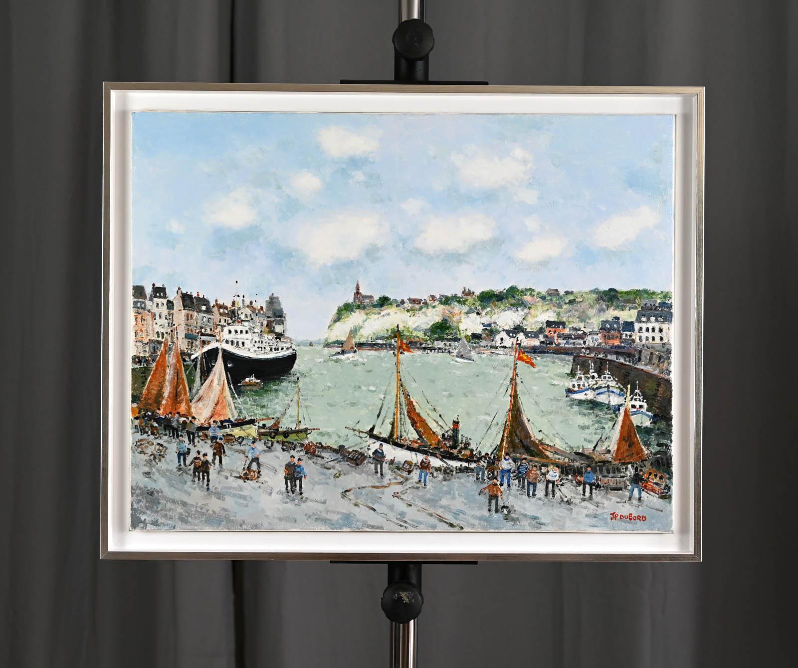 Jean Pierre DUBORD (né en 1949)

Les vieux Gréements dans le port de Dieppe

Oil on canvas
Size: 50 x 65 cm
Signed lower right.
Titled and signed on the back.

Table in perfect condition.
Modern frame
Size with frame: 57 x 72 cm

Sold with invoice