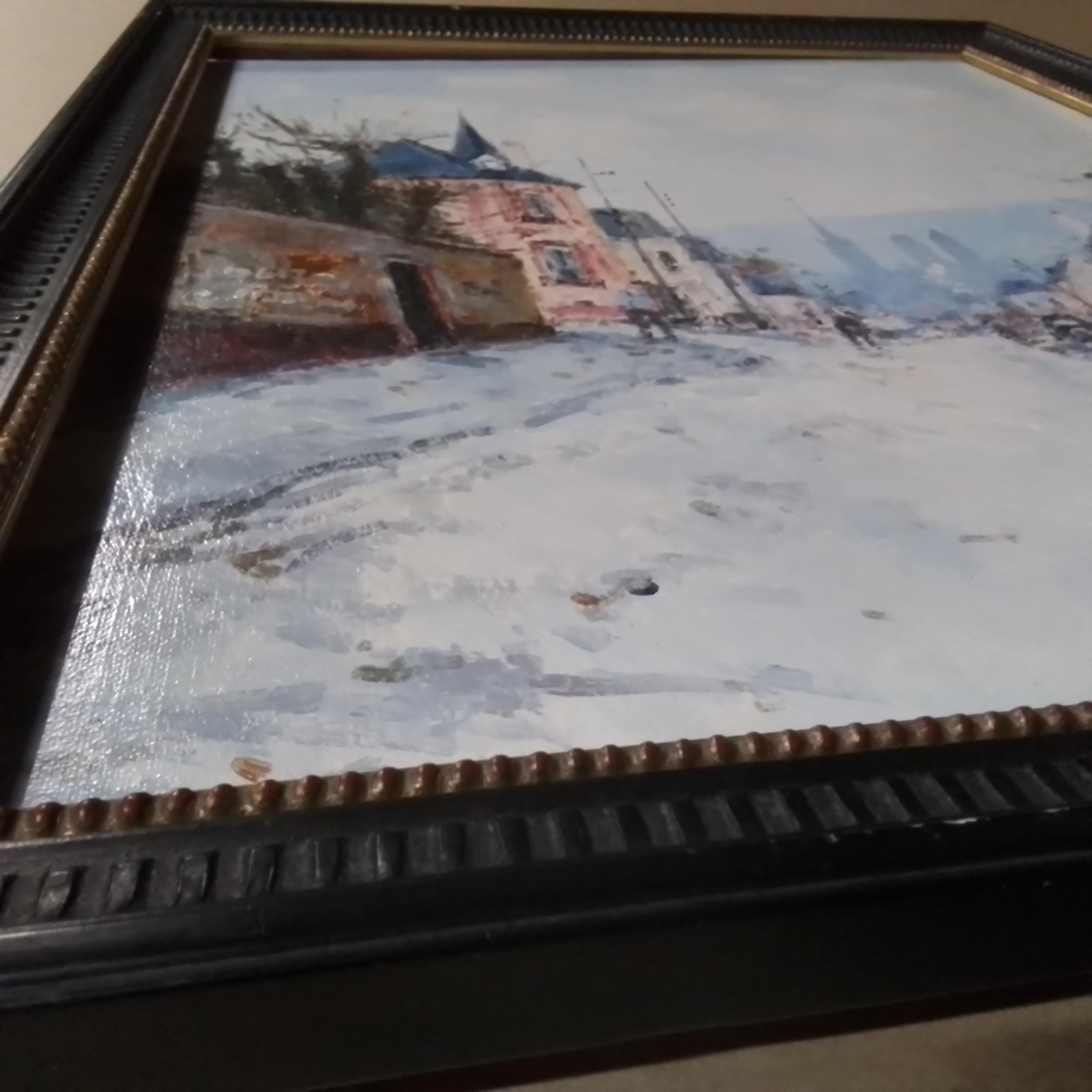 Vintage french Impressionism by Jean Dubord - oil signed For Sale 6