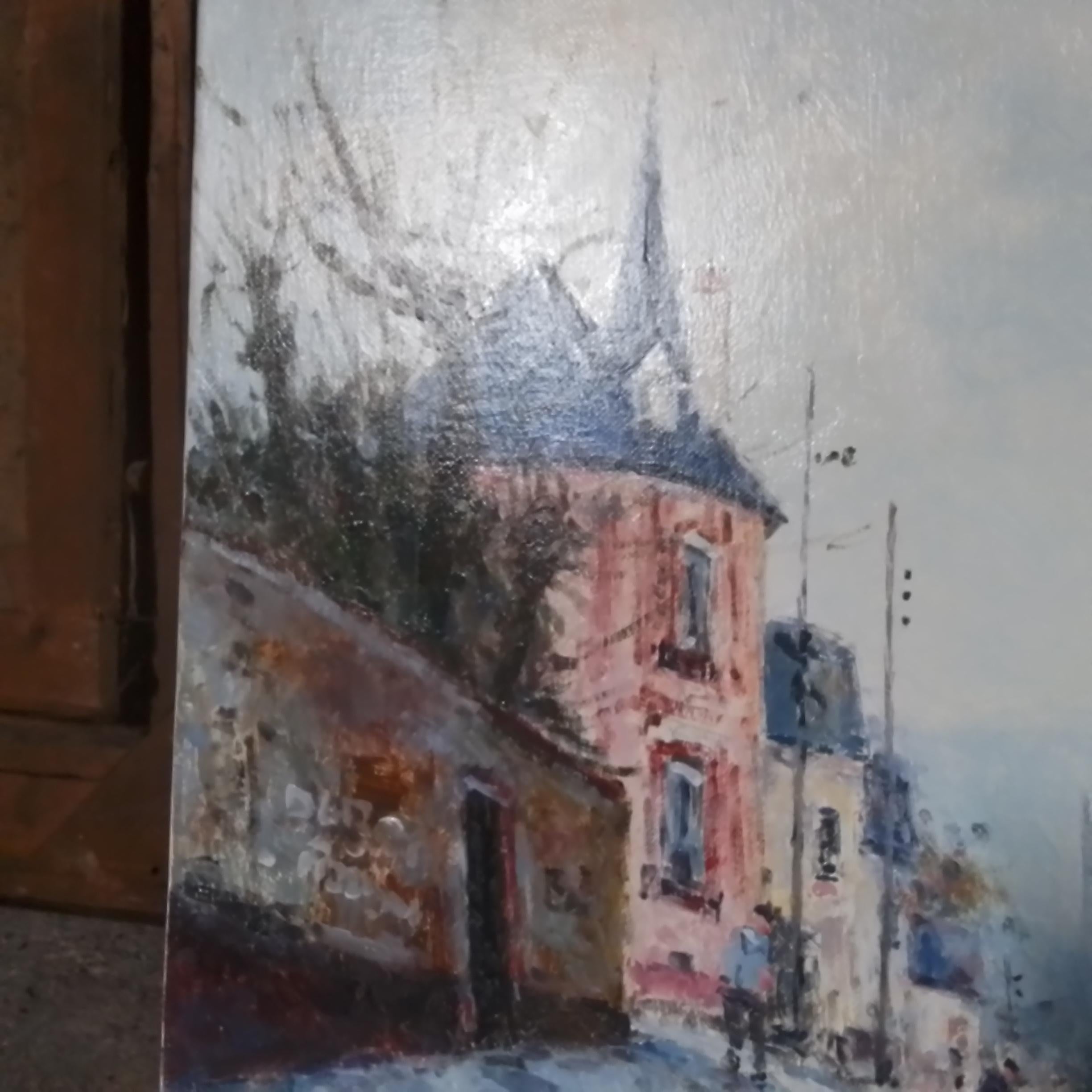 Vintage french Impressionism by Jean Dubord - oil signed For Sale 6