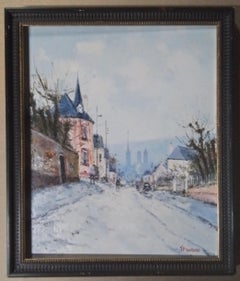 Impressionismo francese vintage di Jean Dubord - olio firmato