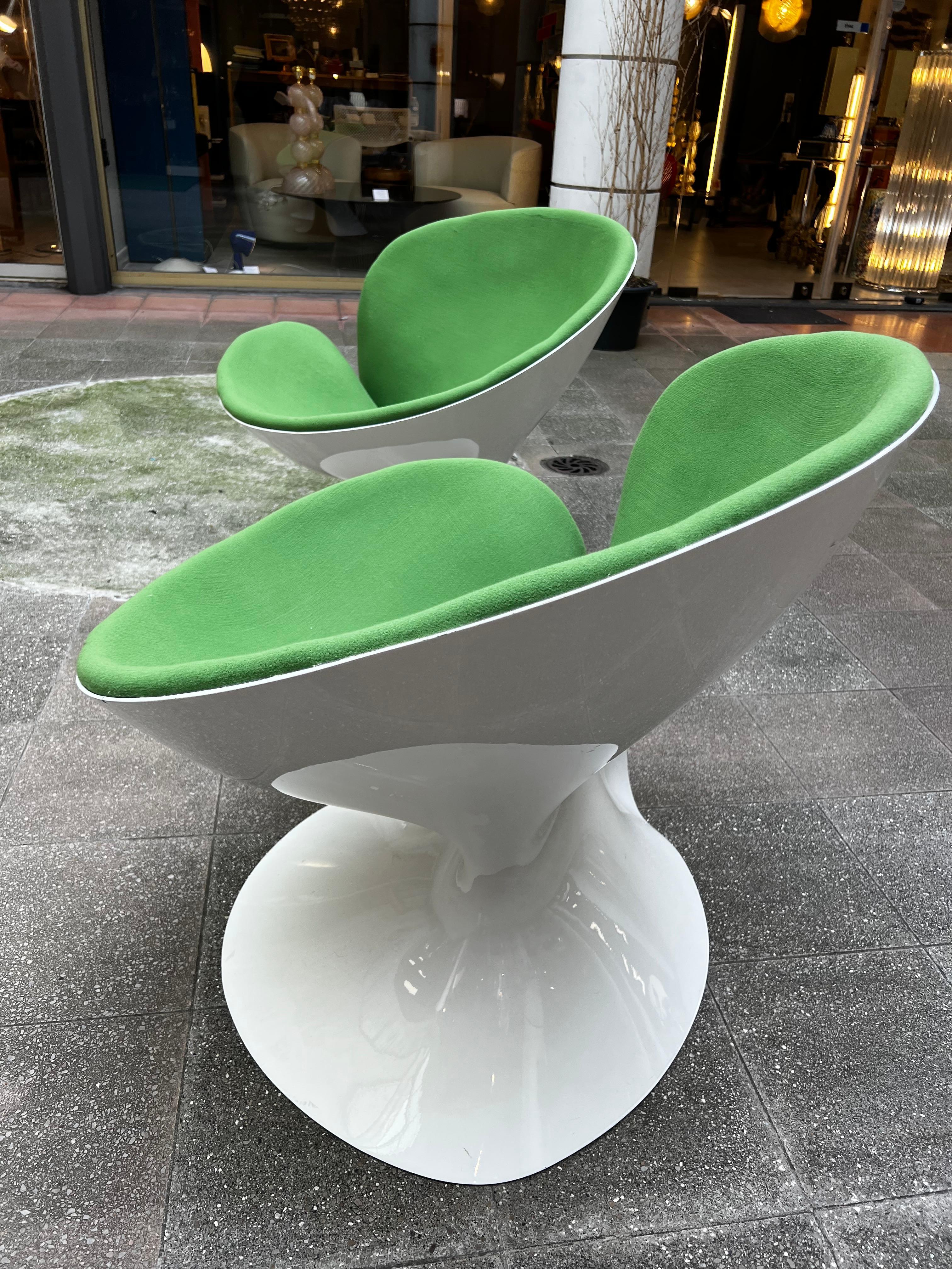 Jean-Pierre Laporte  Paire de fauteuils 