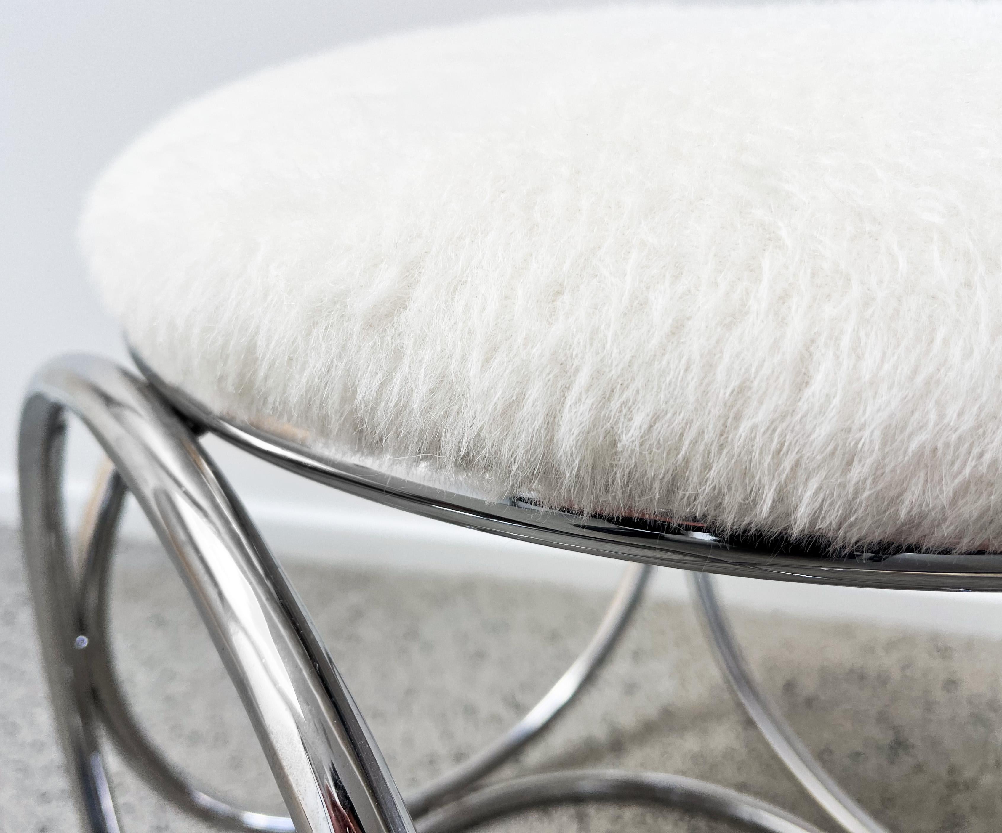 20th Century Jean-Pierre Laporte, Pair of Stools c. 1970s For Sale