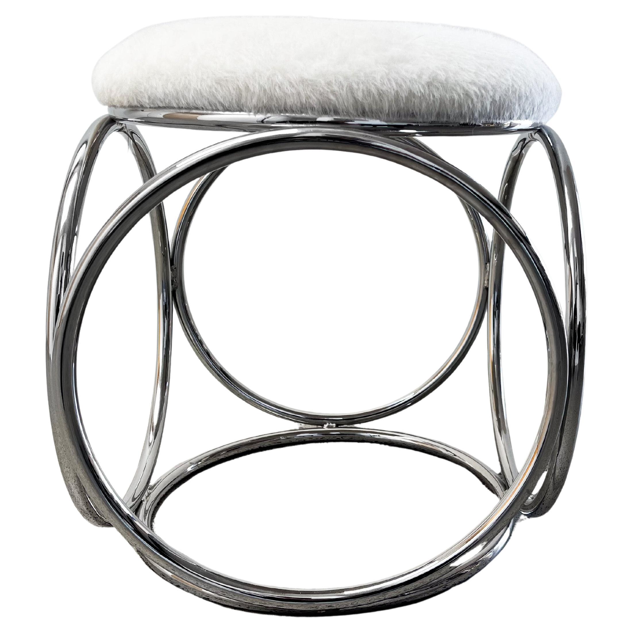 Jean-Pierre Laporte, Pair of Stools c. 1970s For Sale