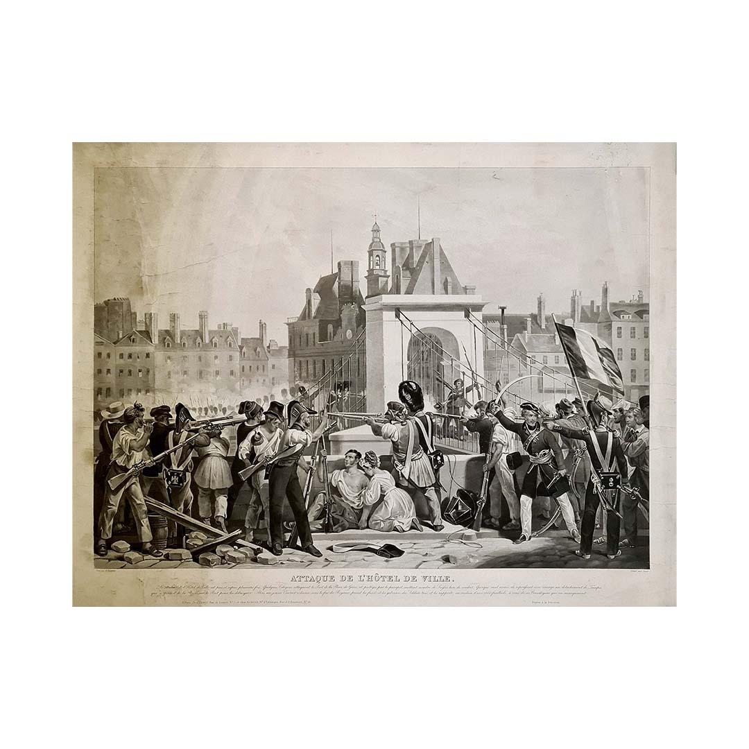 The circa 1840 engraving 