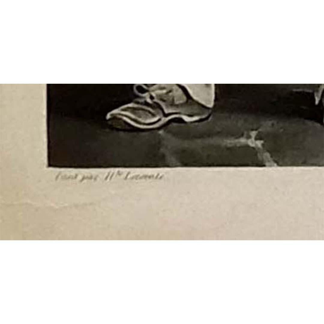 Circa 1840 gravure intitulée 