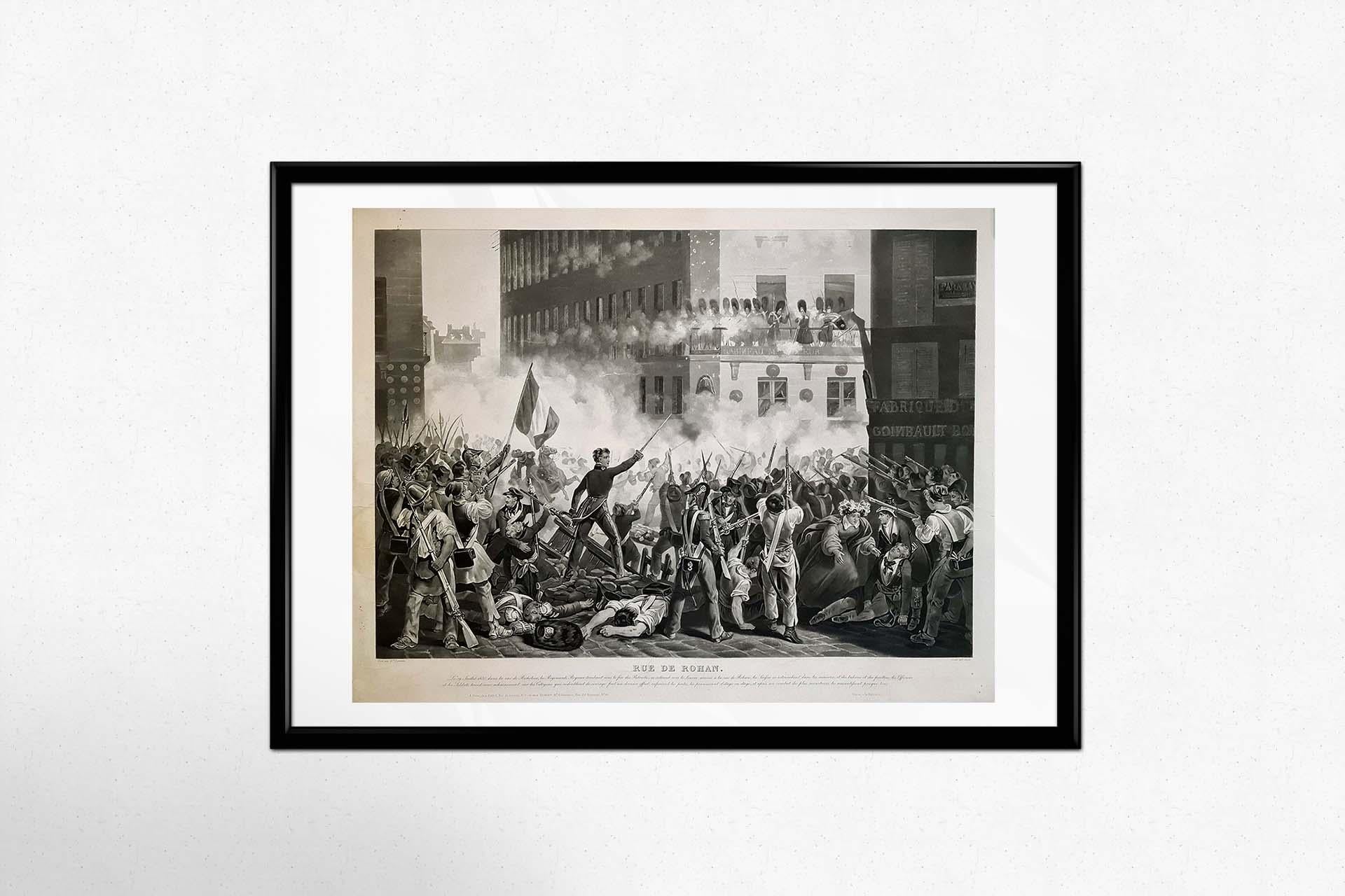 Circa 1840 gravure intitulée 