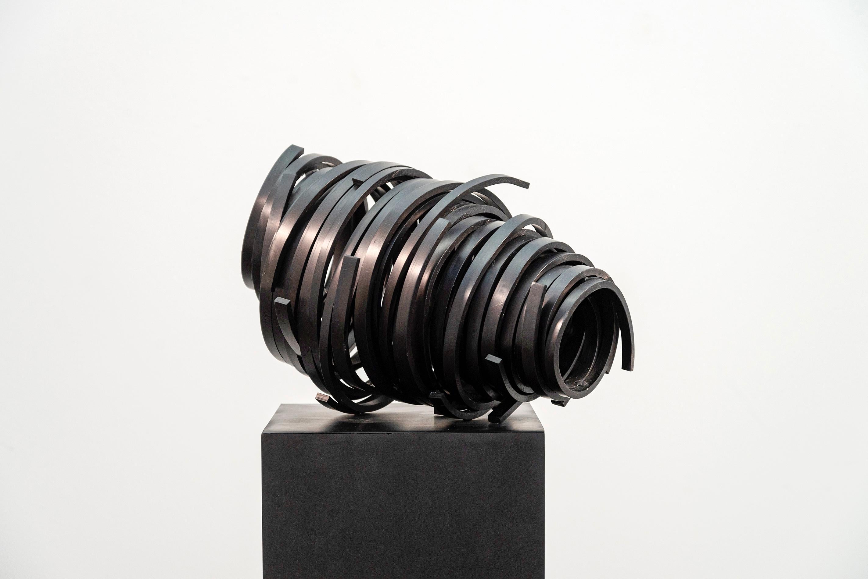 Milky Way 3 - sculpture contemporaine géométrique abstraite en aluminium - Abstrait Sculpture par Jean-Pierre Morin