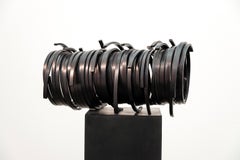 Via Lattea 6 - scultura contemporanea astratta e geometrica in alluminio