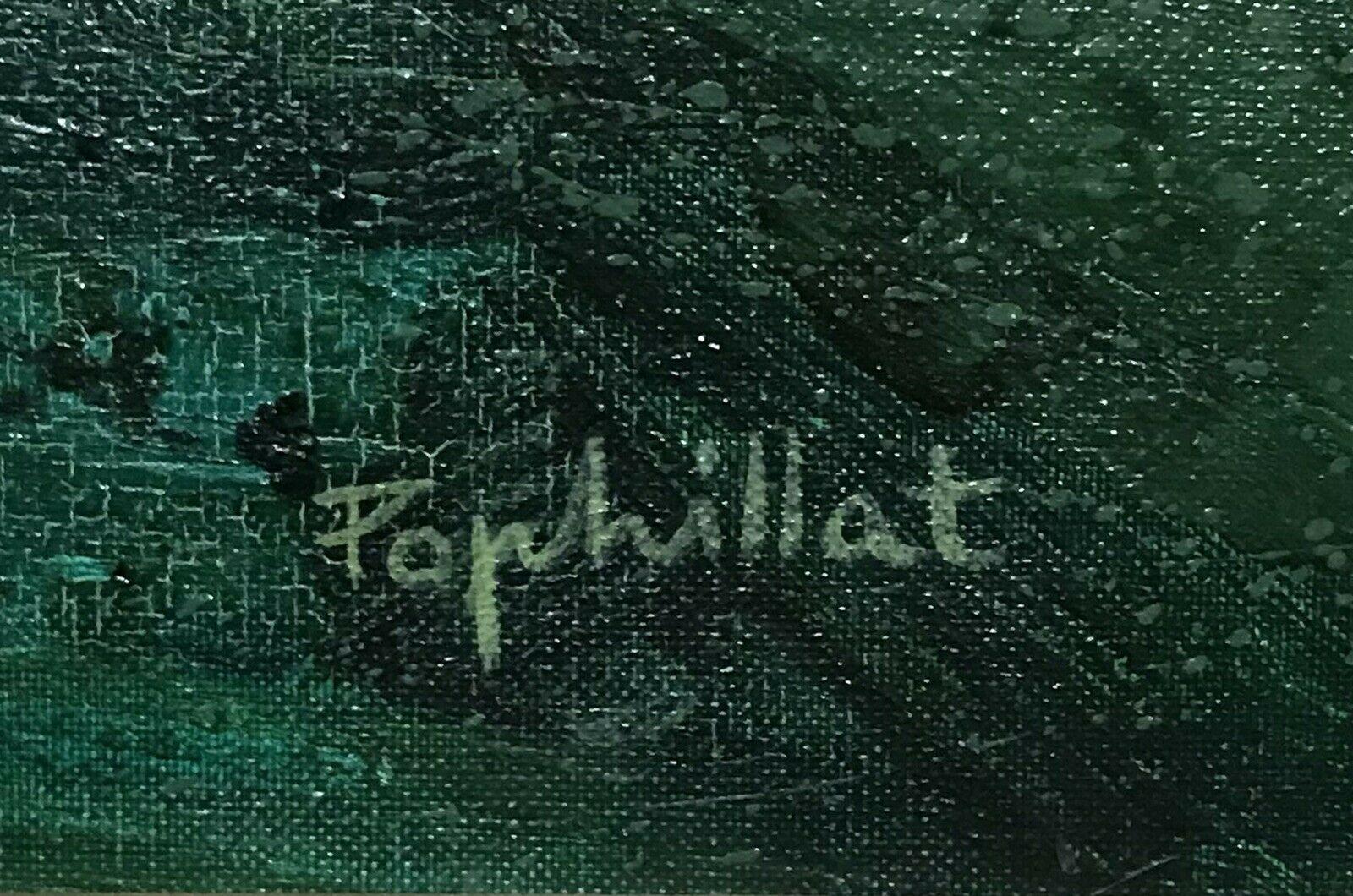JEAN-PIERRE POPHILLAT (French b.1937) LARGE SIGNED OIL - PROVENCAL LANDSCAPE 1