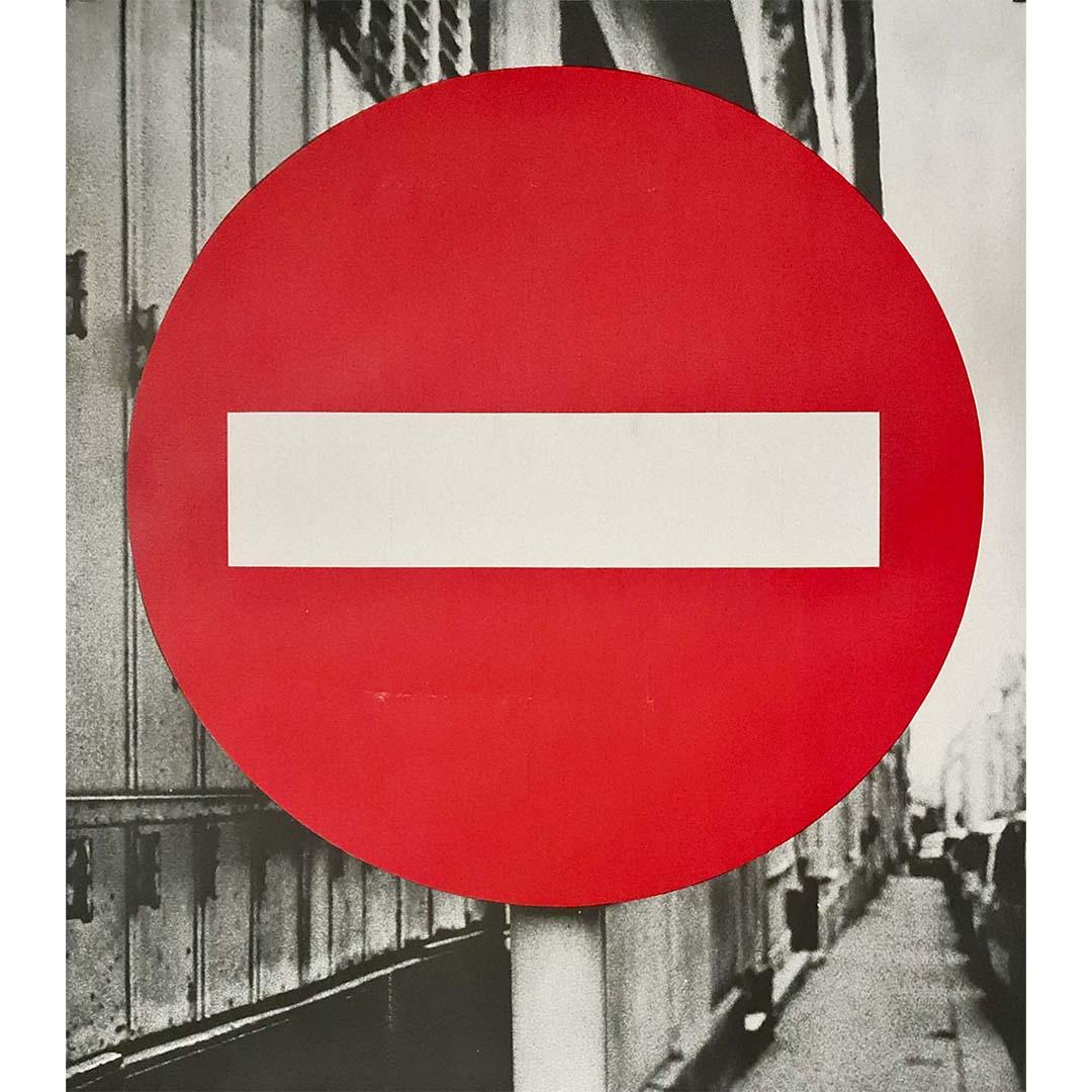 Circa 1970 original exhibition poster 