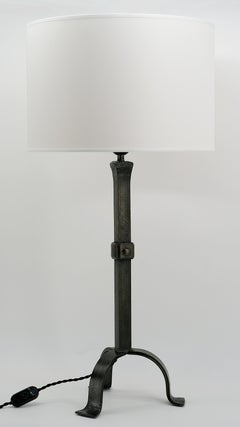 Jean-Pierre Ryckaert Gran lámpara de sobremesa de mediados de siglo 1950