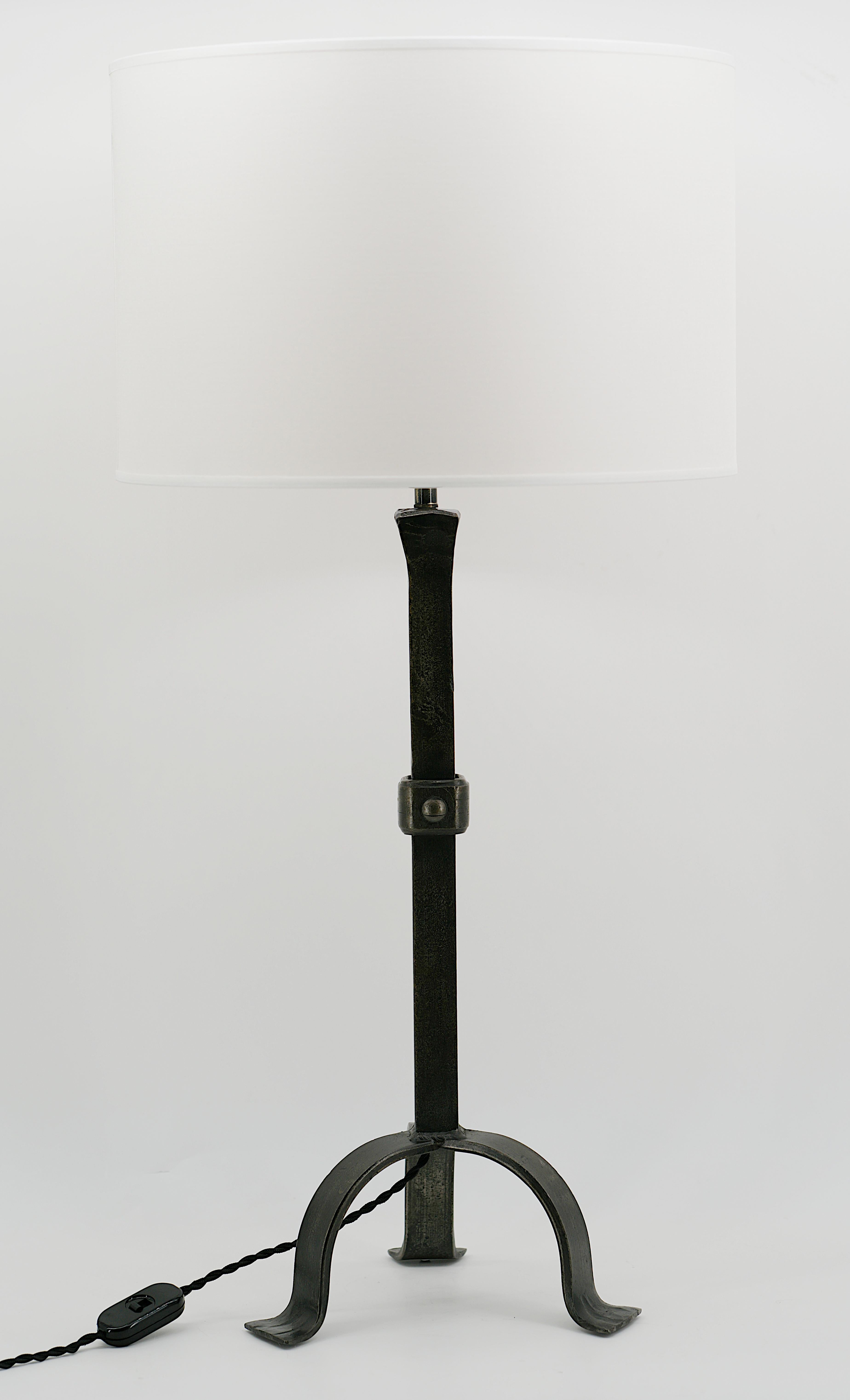 Mid-Century Modern Jean-Pierre Ryckaert, grande lampe de table mi-siècle, vers 1950 en vente