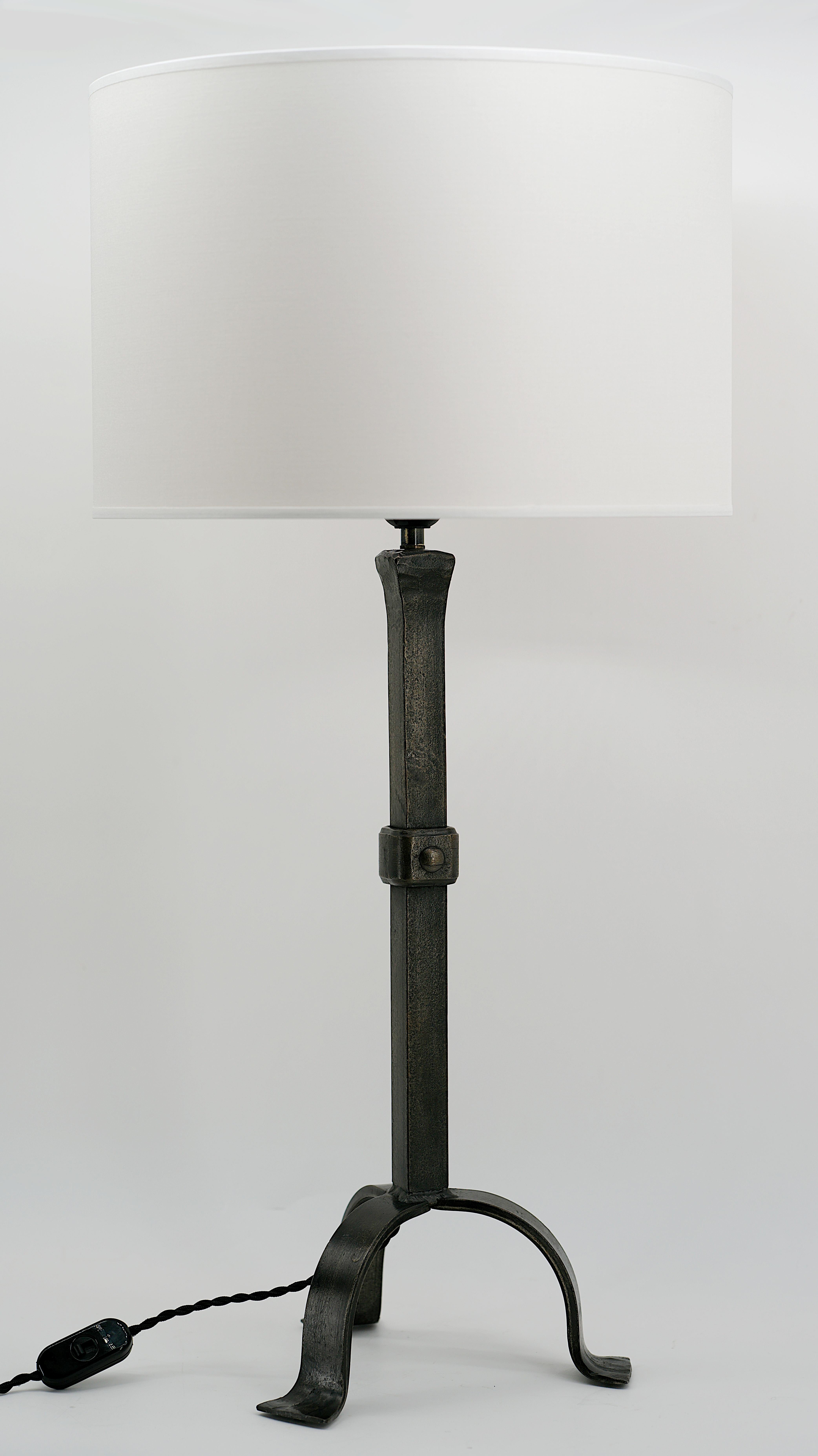 Mid-Century Modern Jean-Pierre Ryckaert, grande lampe de table mi-siècle, vers 1950 en vente