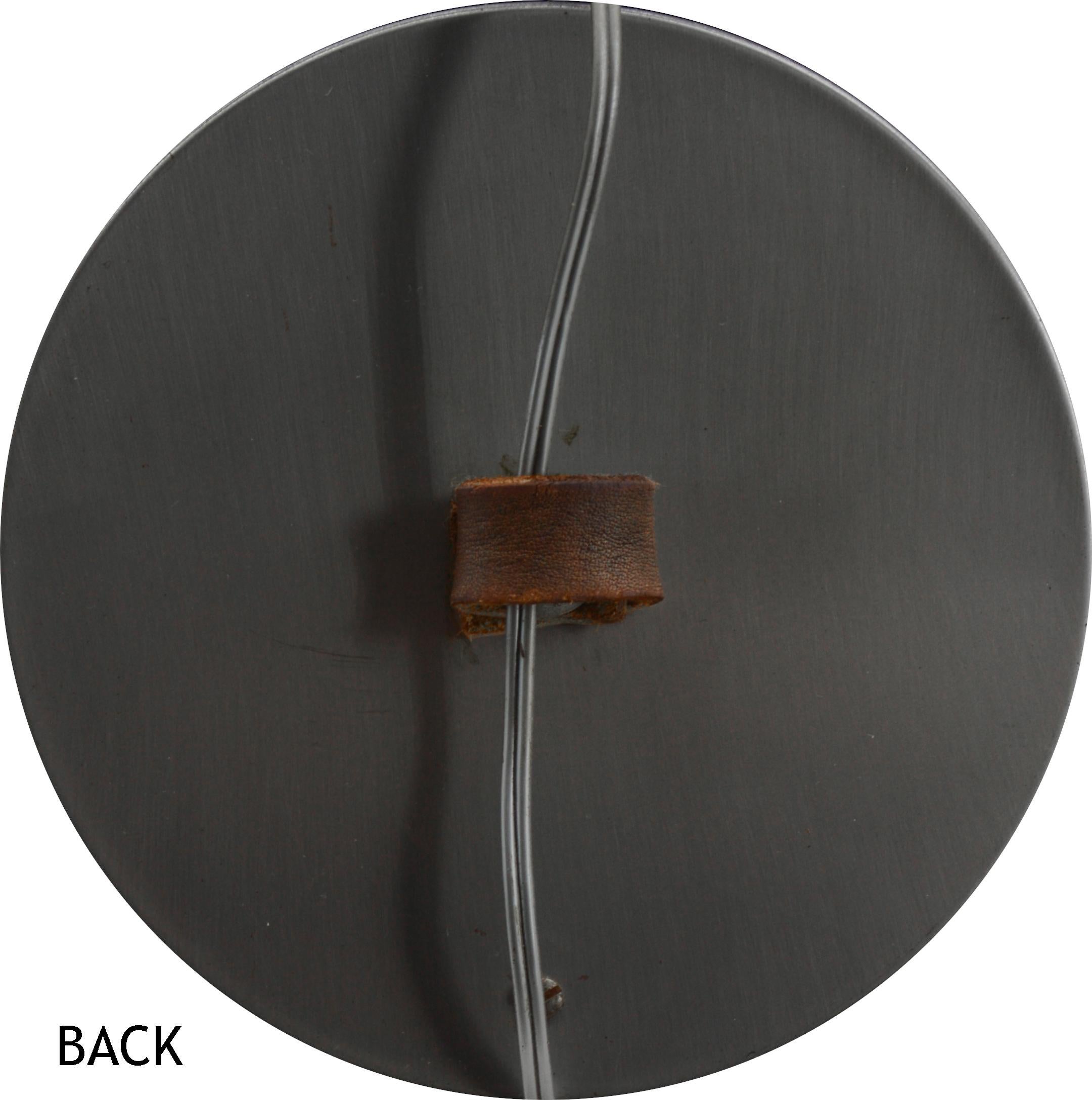 Jean-Pierre Ryckaert Large Midcentury Clock Lamp, circa 1950 For Sale 3