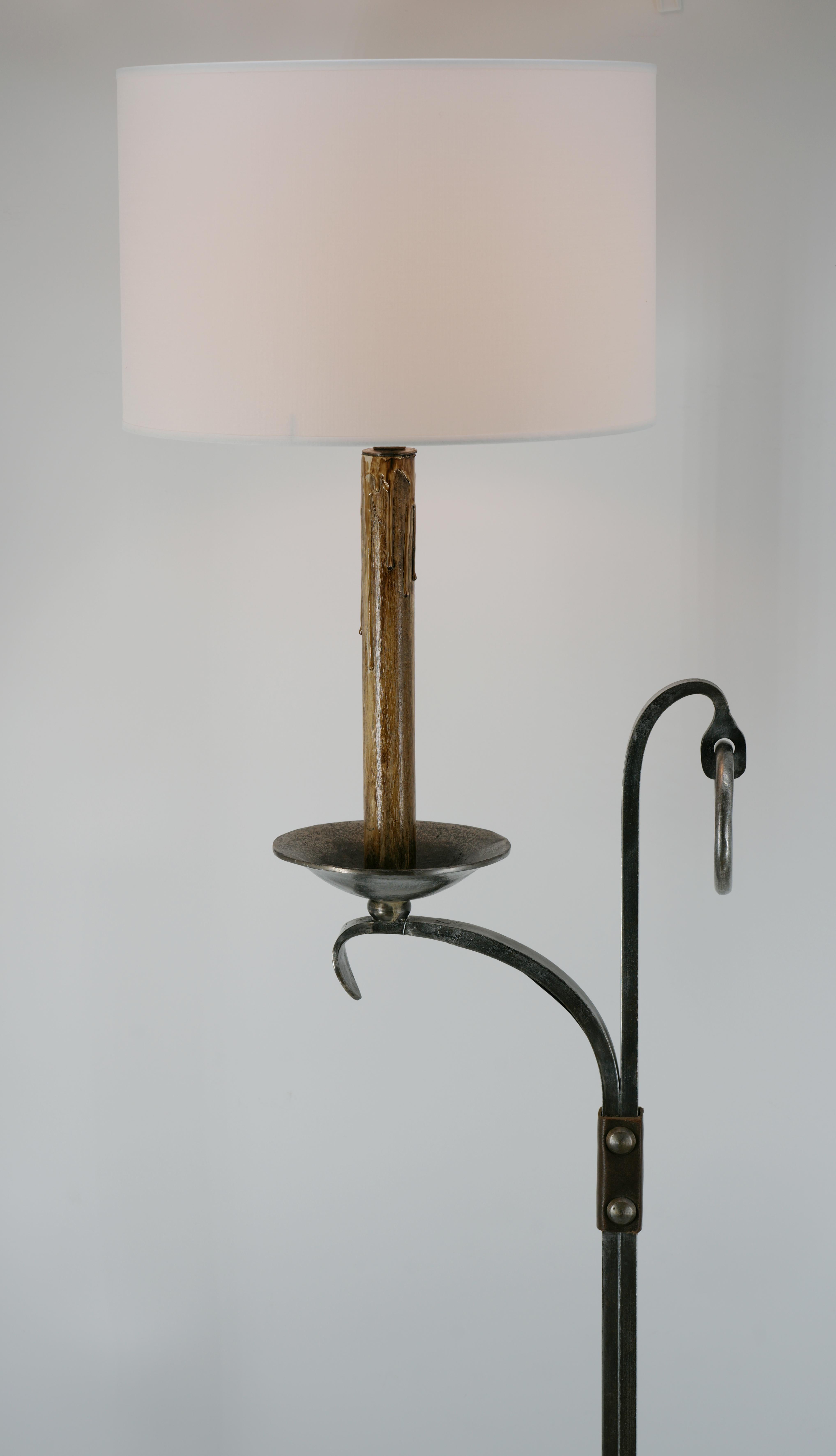 Mid-20th Century Jean-Pierre Ryckaert Midcentury Floor Lamp, 1950 For Sale