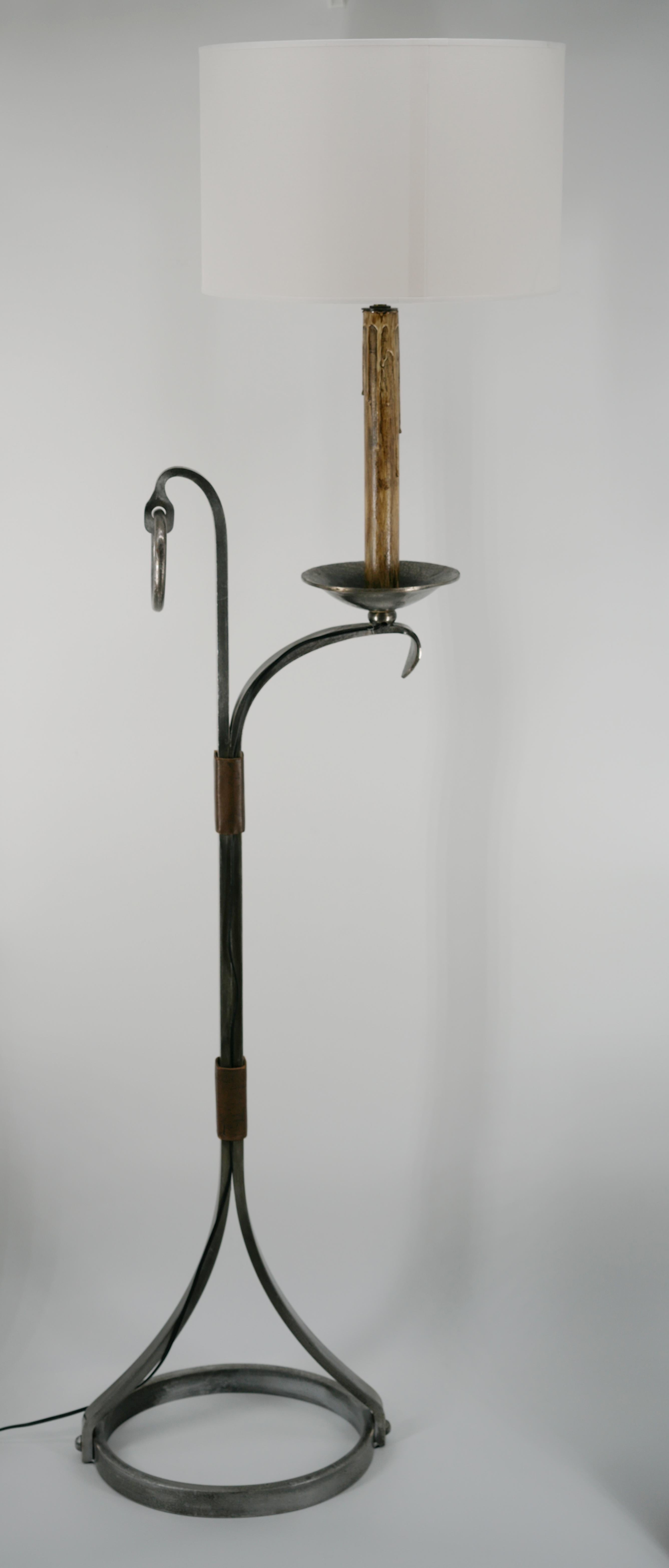 Jean-Pierre Ryckaert Midcentury Floor Lamp, 1950 For Sale 1