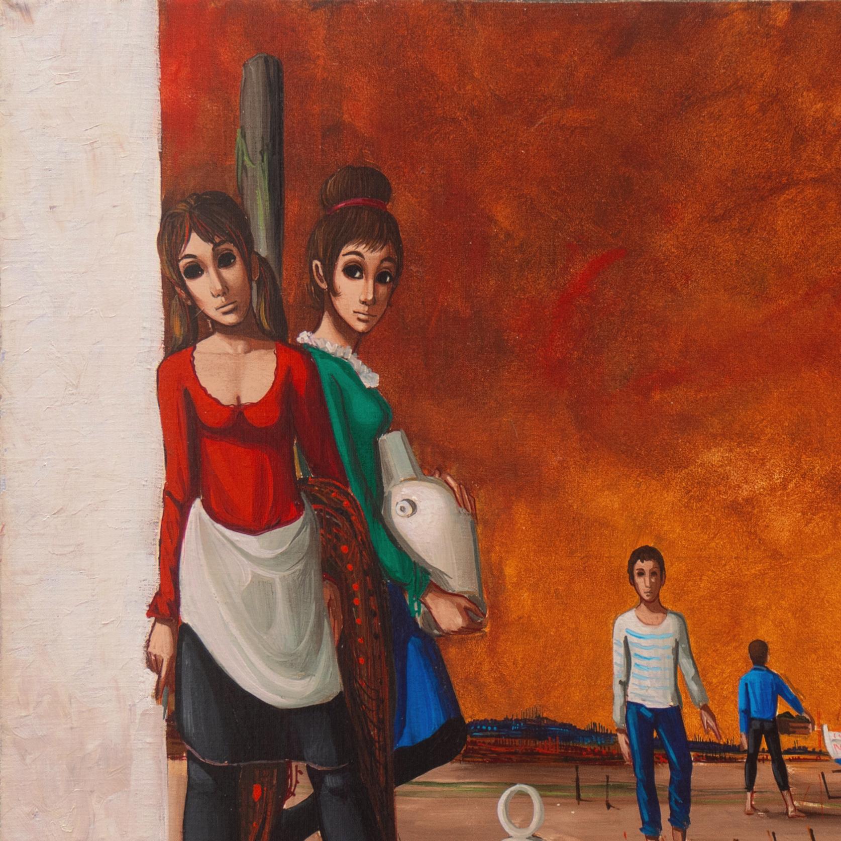 'The Water Carriers', Paris, Salon d'Automne, Académie des Beaux-Arts, New York For Sale 2