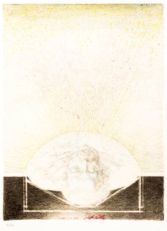 L'Un et l'Autre – Original Mixed Media von J.P. Velly - 1977