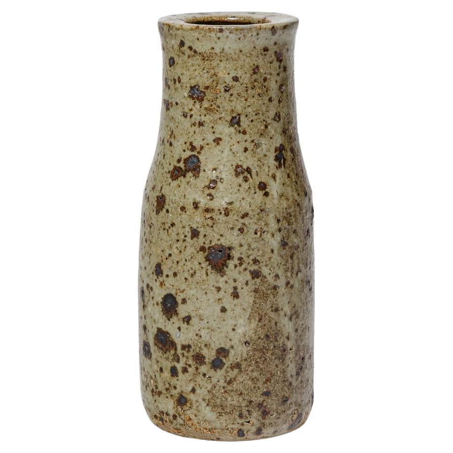 Jean-Pierre Viot 20th century design stoneware ceramic vase handmade 1969