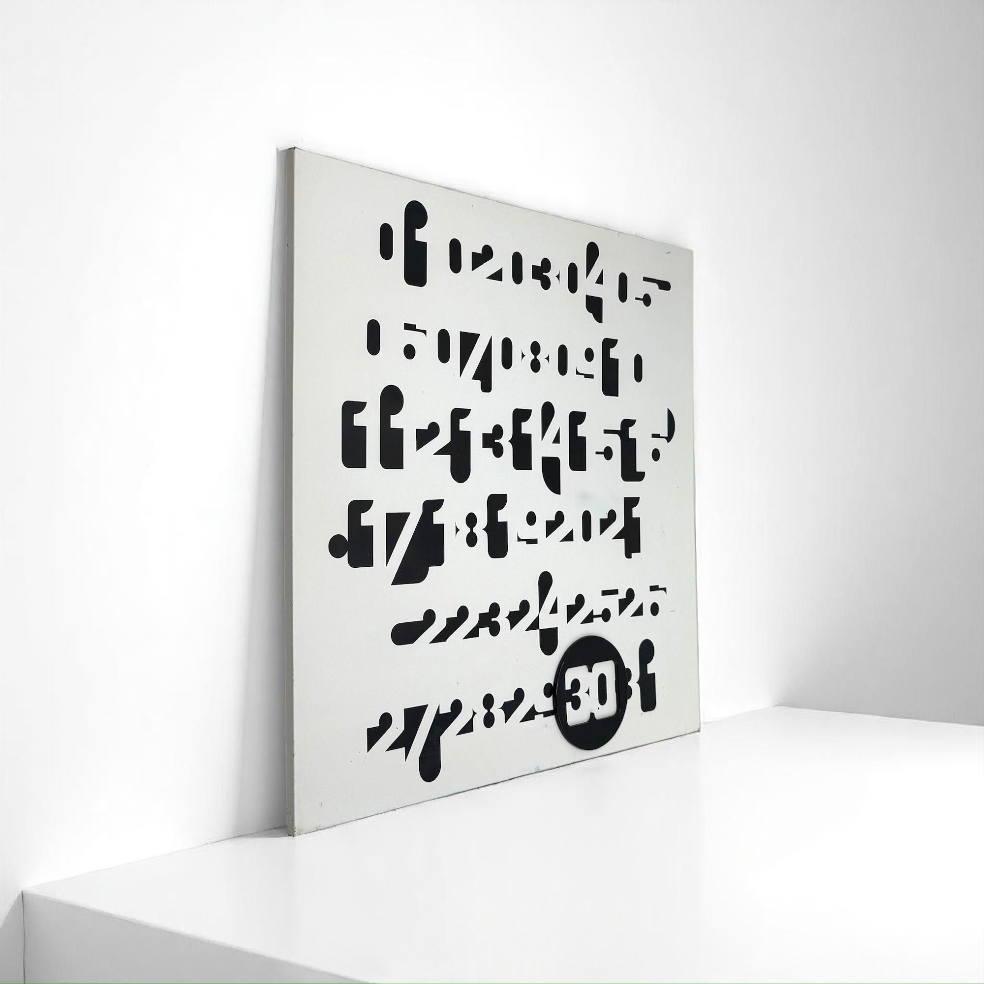 Late 20th Century Jean Pierre Vitrac “Imbroglio” Calendar for Piranha France 1970s For Sale
