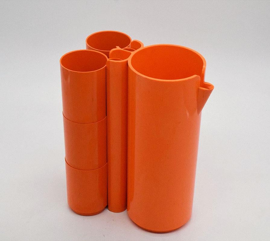 Jean Pierre Vitrac plastic drinking set, France, 1970s For Sale 4