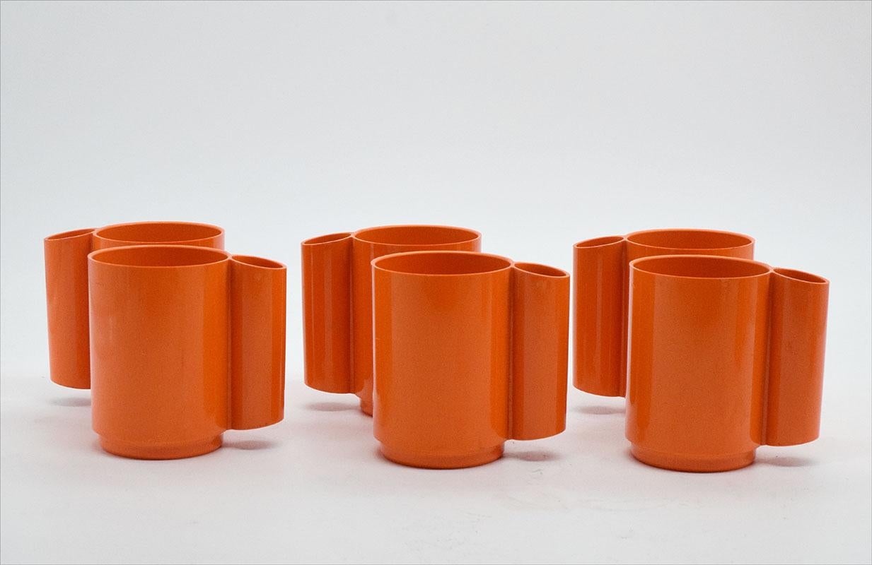 Jean Pierre Vitrac plastic drinking set, France, 1970s For Sale 2
