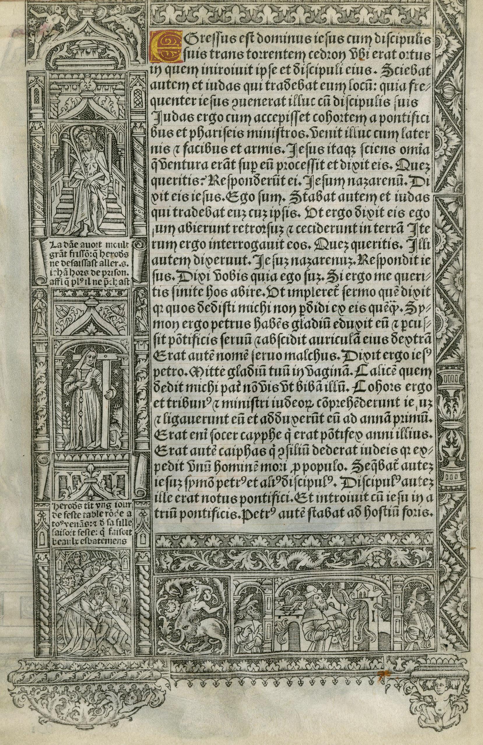 Crucifixion - Old Masters Print by Jean Pinchore