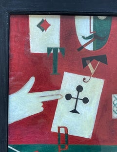 Jean POUGNY, born Iwan Albertovich PUNI (1890–1956) "The Ace of Clubs", 1915