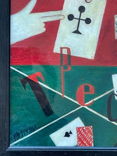 Jean POUGNY né Iwan Albertovich PUNI (1890-1956), "L'As de Trèfle"