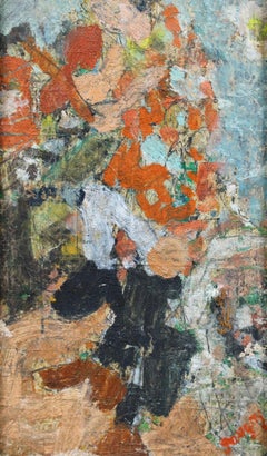 Le Violoniste - Óleo expresionista, Retrato de un violinista de Jean Albert Pougny