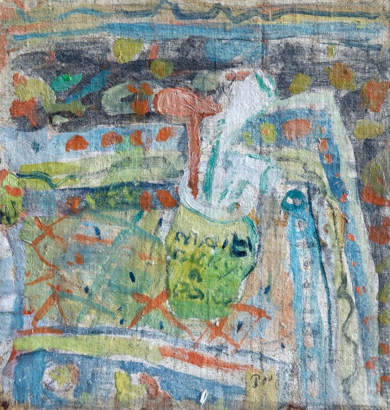 Jean Pougny Nature morte au pot à pipe Impressionist Oil, Still