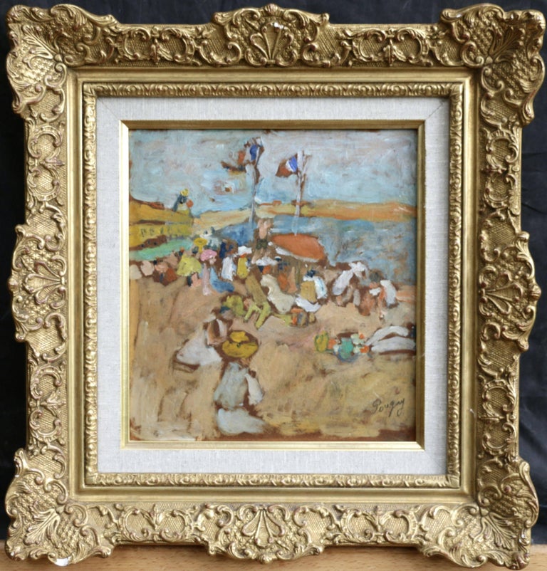Jean Pougny Sur la Plage Juan les Pins at 1stDibs