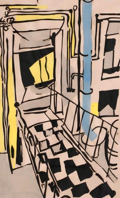 ugny, Composition, Pougny, linogravures originales au dix, 1914-1920 (après)